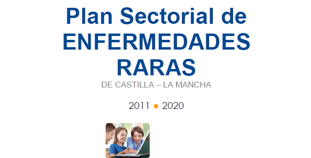 Portada del Plan Sectorial de Enfermedades Raras de Castilla La Mancha (2011 - 2020)