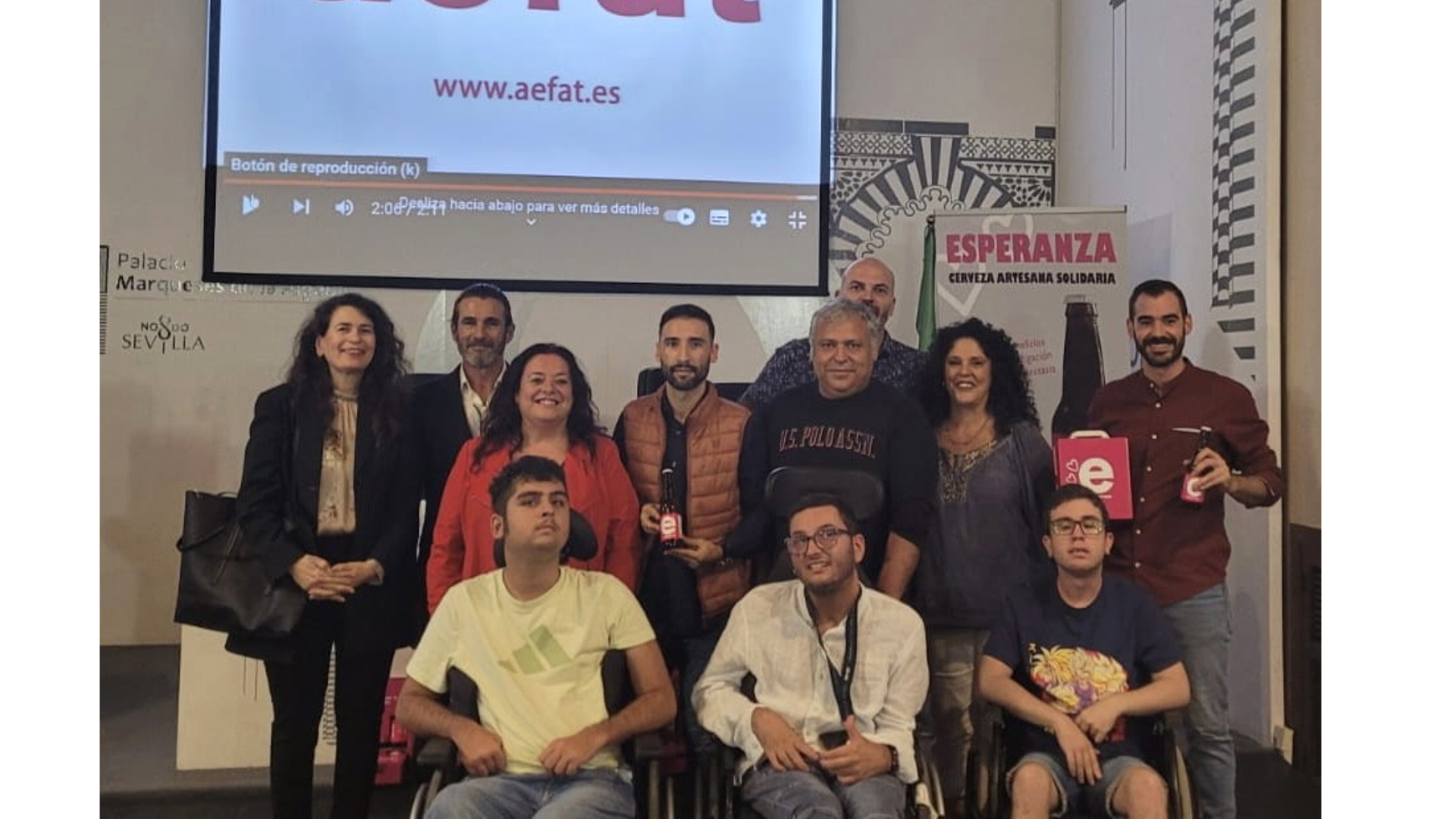 Carmen Moreno en la presentación