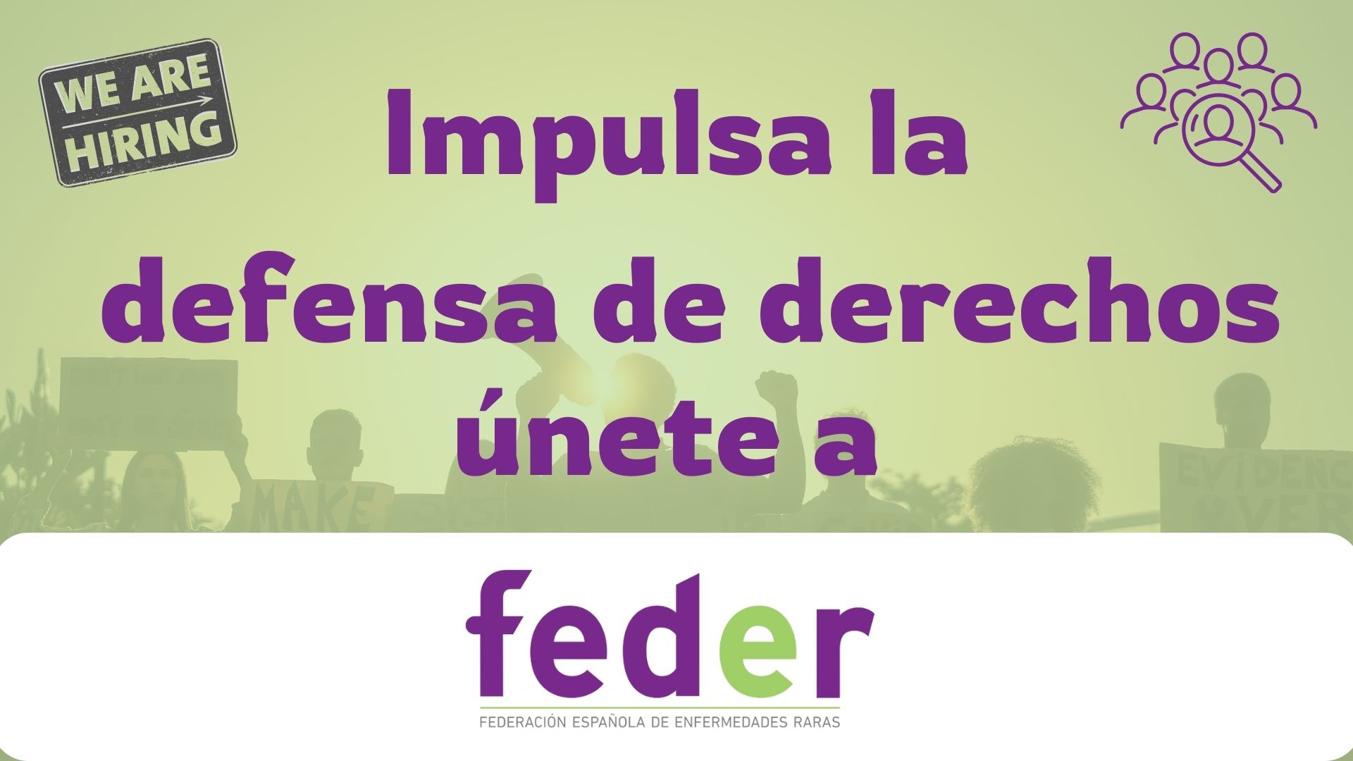 Únete a FEDER