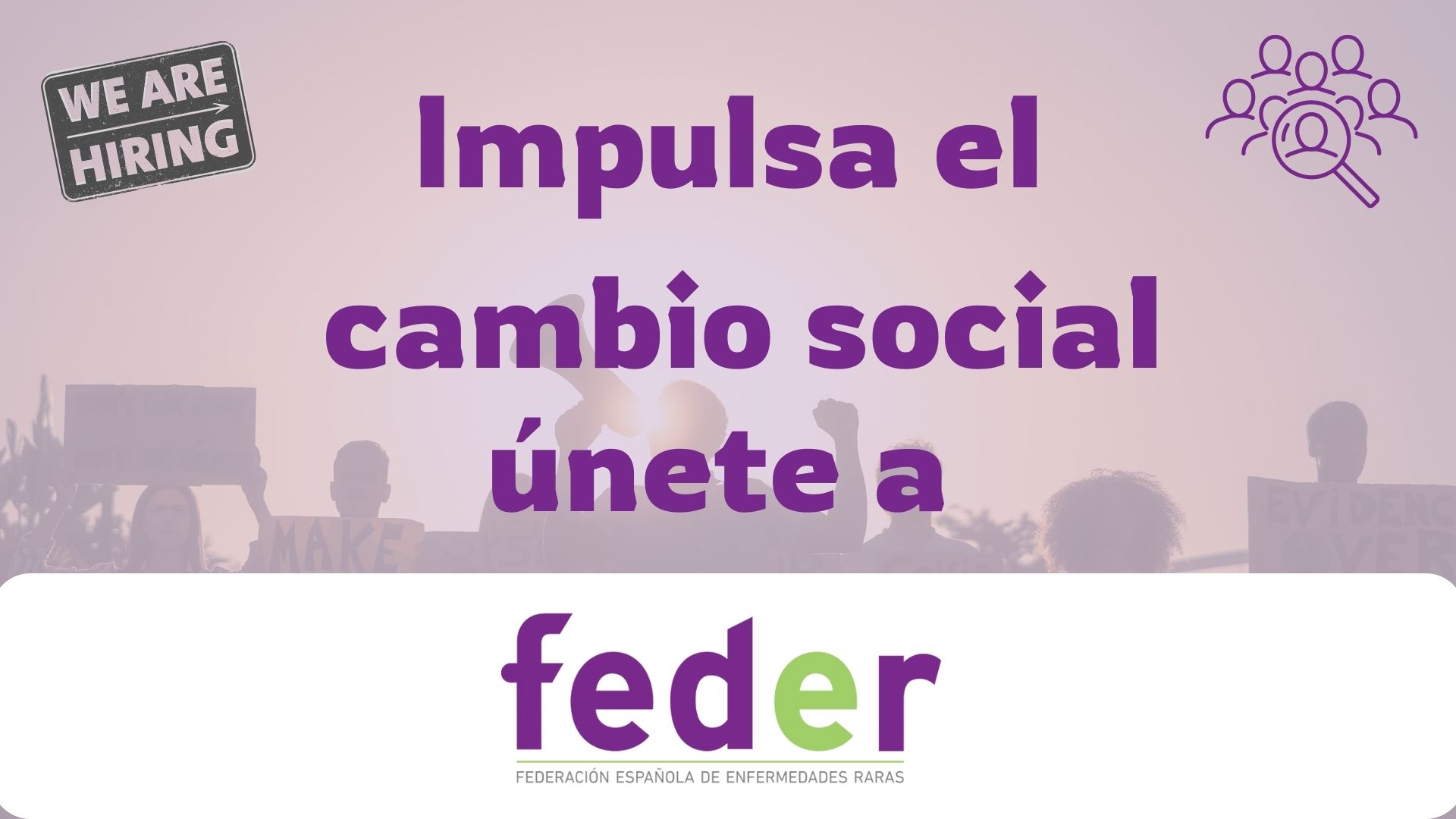 Únete a FEDER