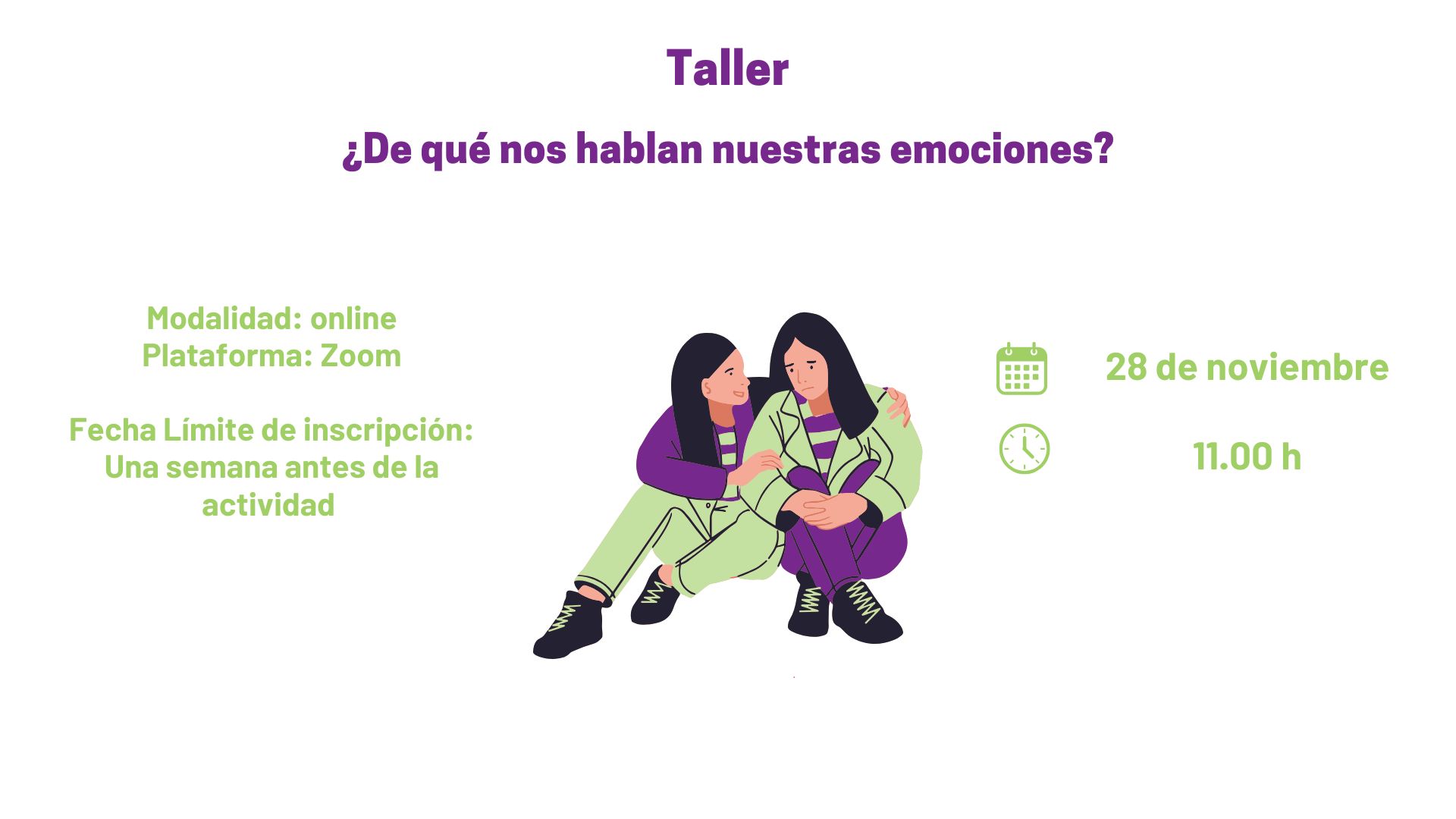 Taller ¿De qué nos hablan nuestras emociones?