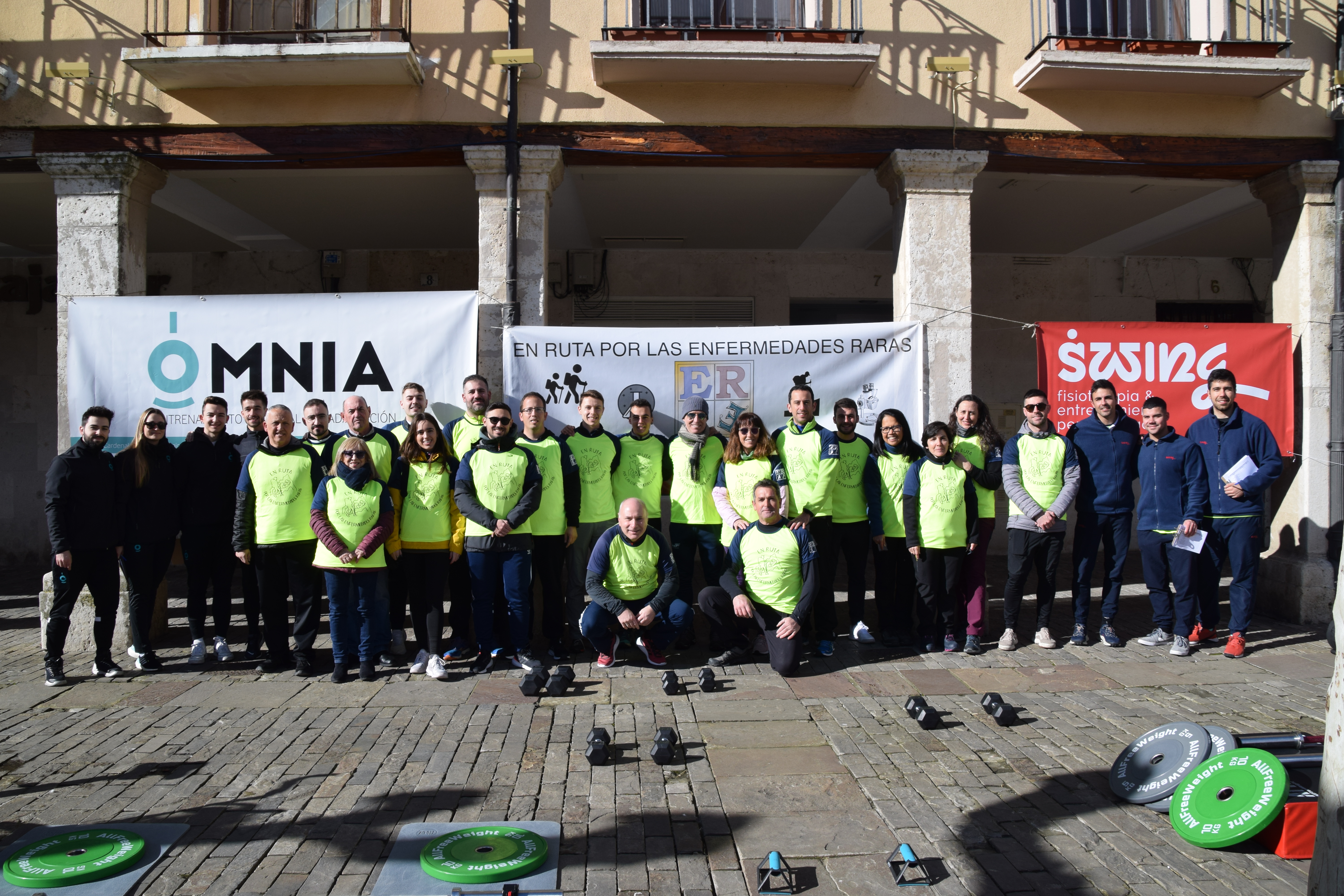 Foto grupal de la jornada moverse por la esperanza