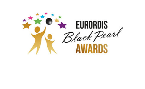 Logotipo de los Premios EURORDIS Black Pearl