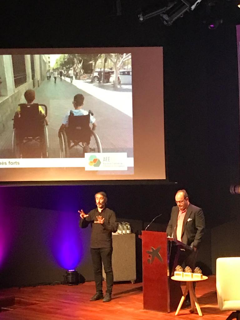 Antonio Cabrera, miembro de nuestra Junta Directiva, durante la inauguración del acto.