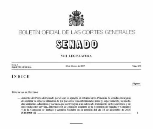  Boletín oficial de las cortes generales del senado 23 de febrero de 2007 Boletín oficial de las cortes generales del senado 23 de febrero de 2007