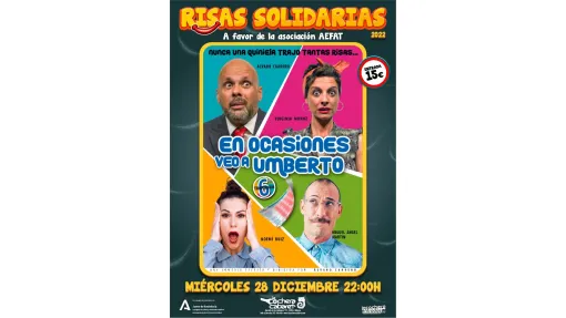 cartel promocional de la función "En ocasiones veo a Umberto"