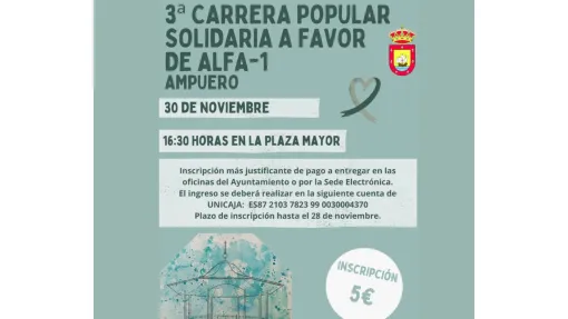 3ª Carrera Popular Solidaria a Favor de Alfa-1 en Ampuero 