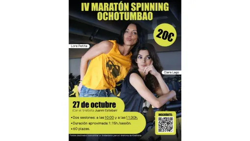  IV Maratón de Spinning Ochotumbao con Clara Lago