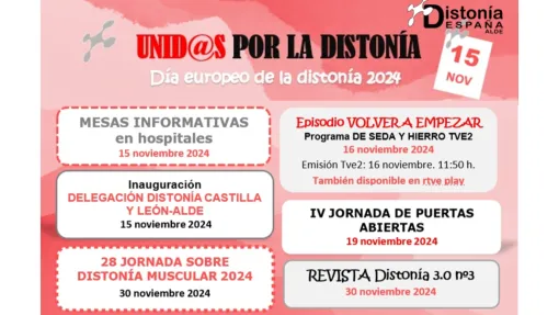 Unid@s por la Distonía: Día Europeo de la Distonía 2024