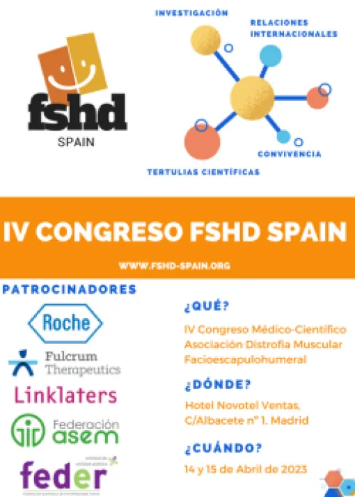 ¡Vuelve el IV Congreso presencial de FSHD SPAIN!