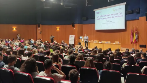 Juan Carrión en el auditorio