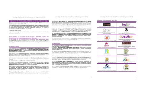 Captura de pantalla del manifiesto y los logos de las entidades.