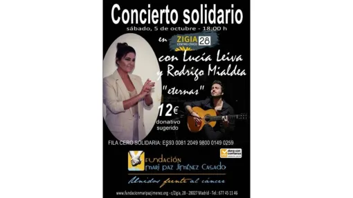 Concierto solidario Fundacion Mari Paz