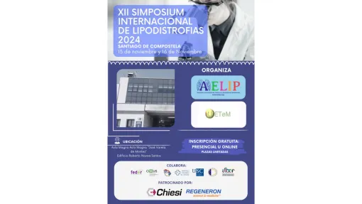 Cartel XII Simposium Internacional de Lipodistrofias