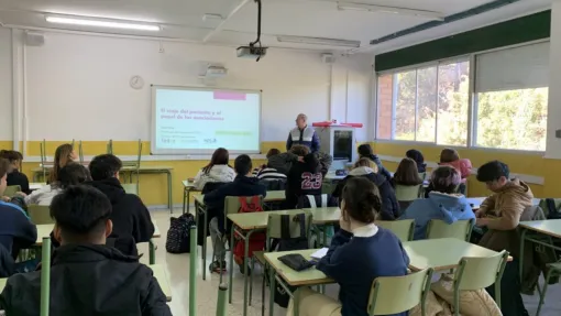 Fotografía de la charla