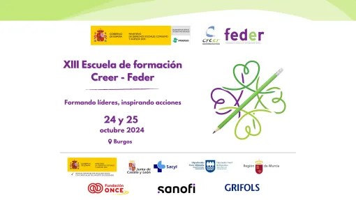 XIII Escuela de Formación Creer FEDER Formando lideres inspirando acciones. 24 y 25 de octubre en Burgos