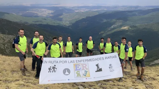 'En Ruta por las Enfermedades Raras' en el Pico de San Millán