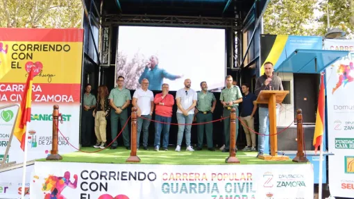 Ricardo Fernández agradece a la carrera de la Guardia Civil