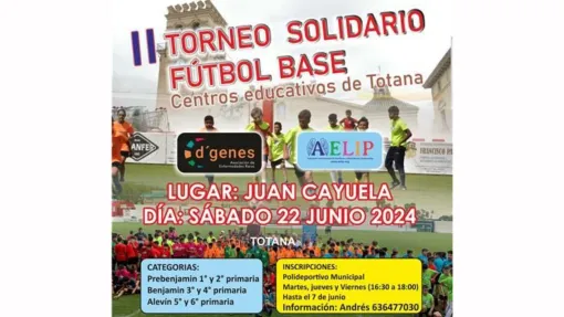 Torneo Solidario Fútbol Base - Centros Educativos de Totana