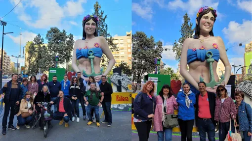 fotografías de las fallas